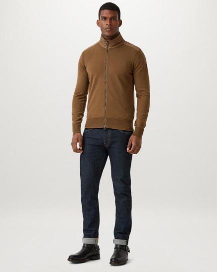 Cardigan Belstaff Homme Kelby Marron Laine France ML1089374